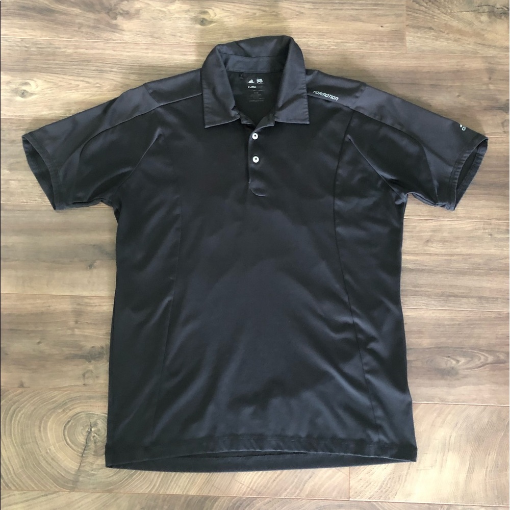 adidas Black Polo Shirt